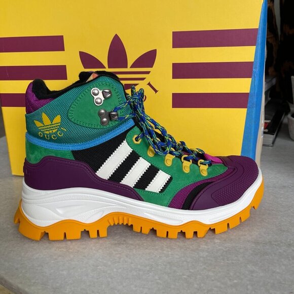 GUCCI TECHNOCANVAS 721392 MEN'S SNEAKERS SHOES, GUCCI sz 8 - Picture 3 of 15